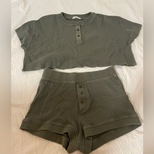 Zara Waffle PJs